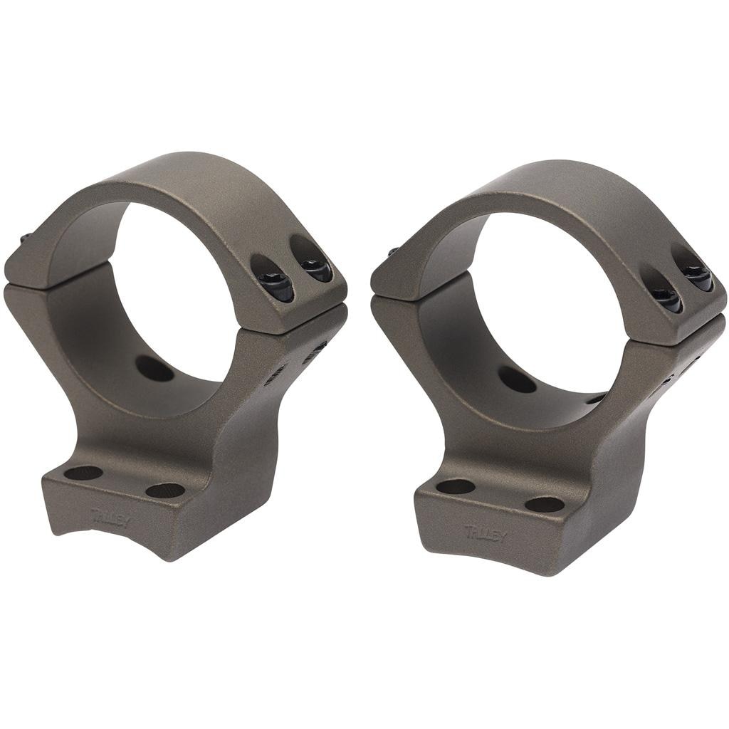 Browning Browning 30mm Standard Aluminum Alloy Lightweight 2-Piece Integrated Scope Ring, Burnt Bronze Cerakote - 12534 - view 1
